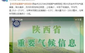 先晴后雨，陜西部分地方將再迎降水！縮略圖